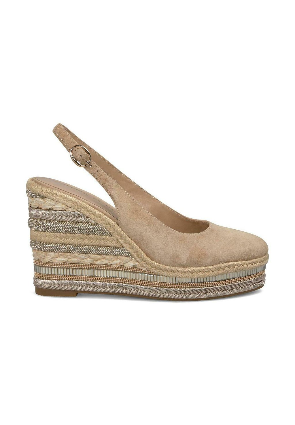 Босоножки на платформе CON PUNTERA REDONDEADA Y CIERRE CON HEBILLA - High heels Alma en Pena, светло-коричневый — фото 2