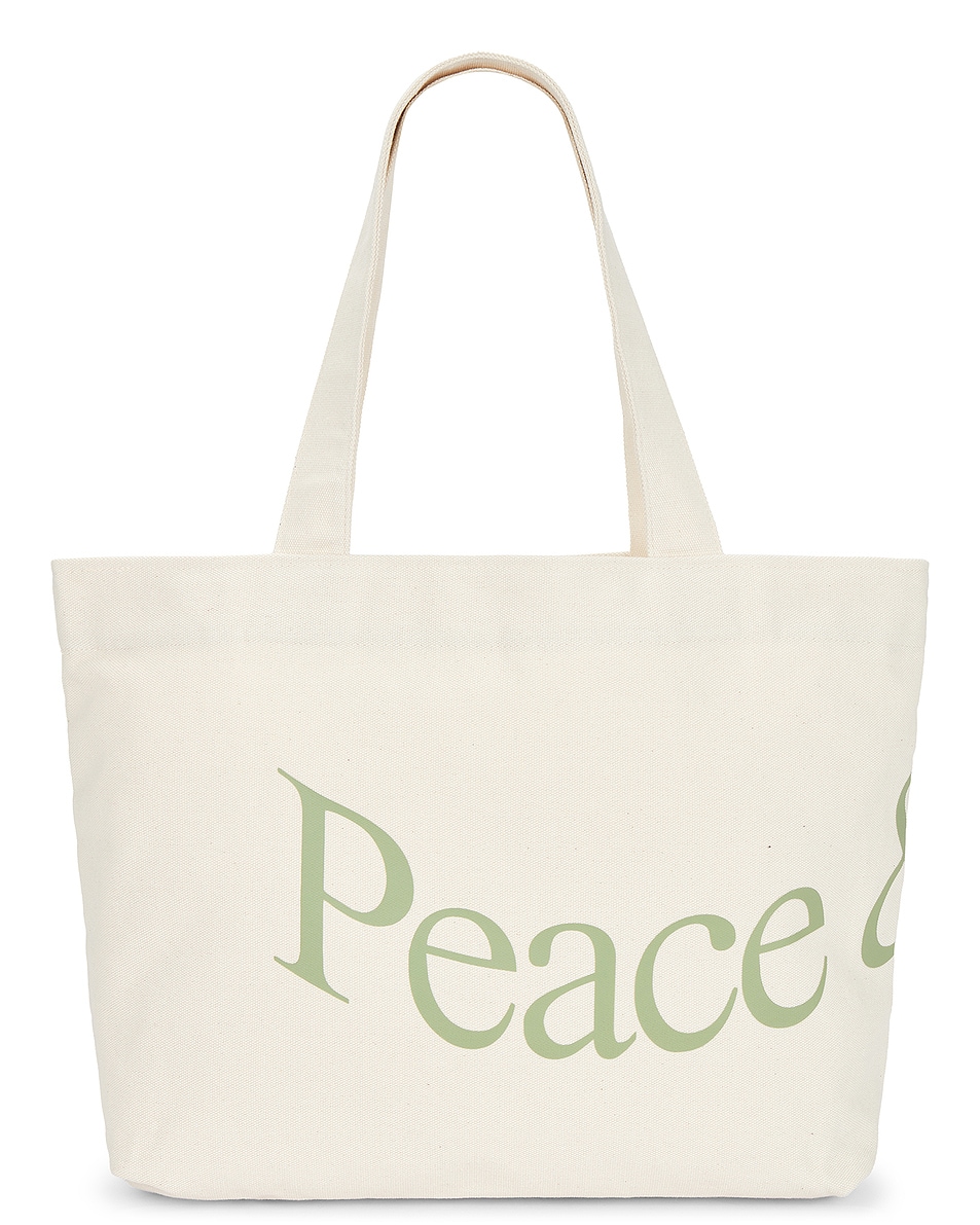 

Сумка-тоут с логотипом Wordmark Museum Of Peace And Quiet, Bone