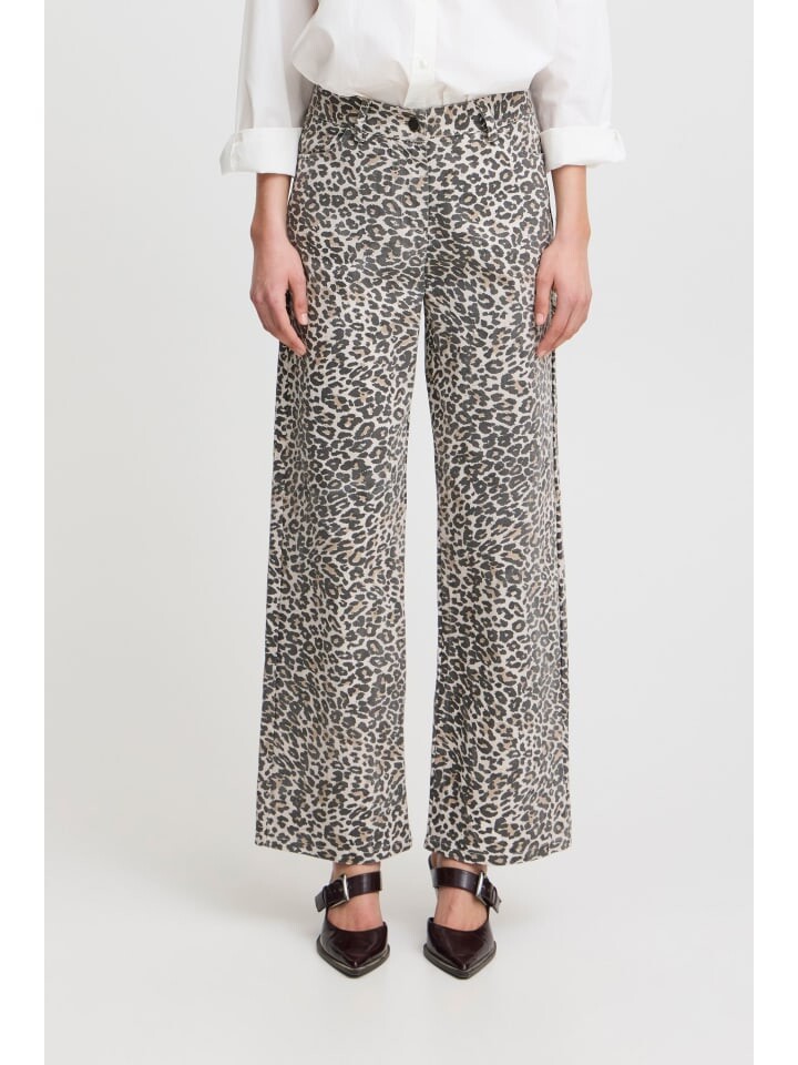 

Тканевые брюки ICHI, цвет culotte/jeans in