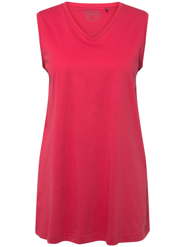 

Футболка Ulla Popken Strick Top, цвет dunkel rosa