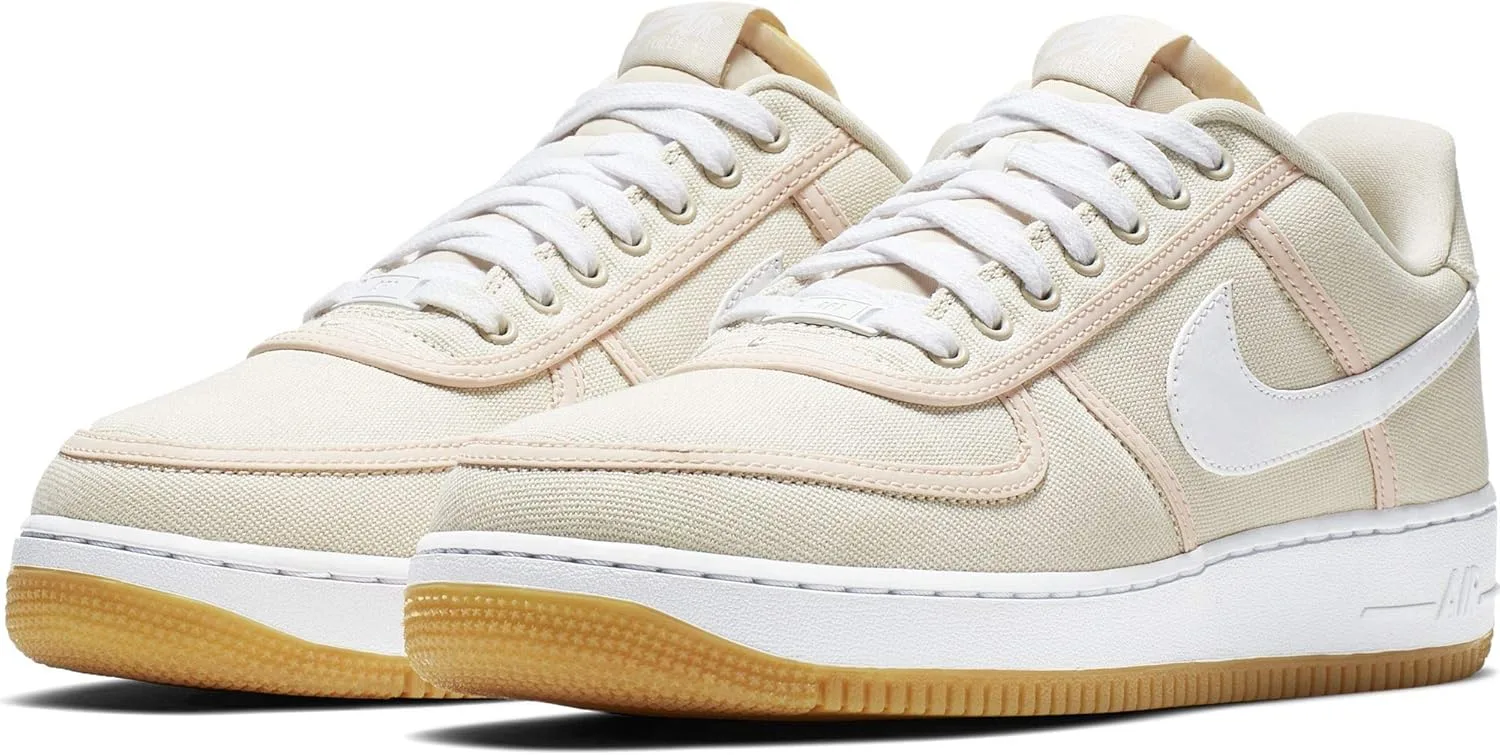 Мужские кроссовки Nike Air Force 1 '07 Premium, белый/малиновый/кремовый — фото 4