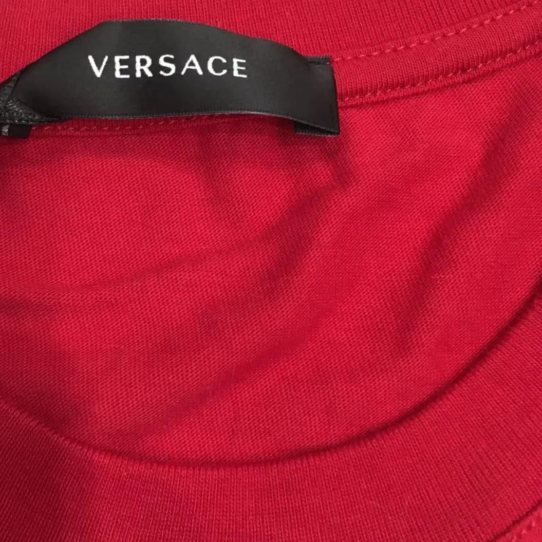Футболка мужская Red, с круглым вырезом, средней посадки VERSACE — фото 4