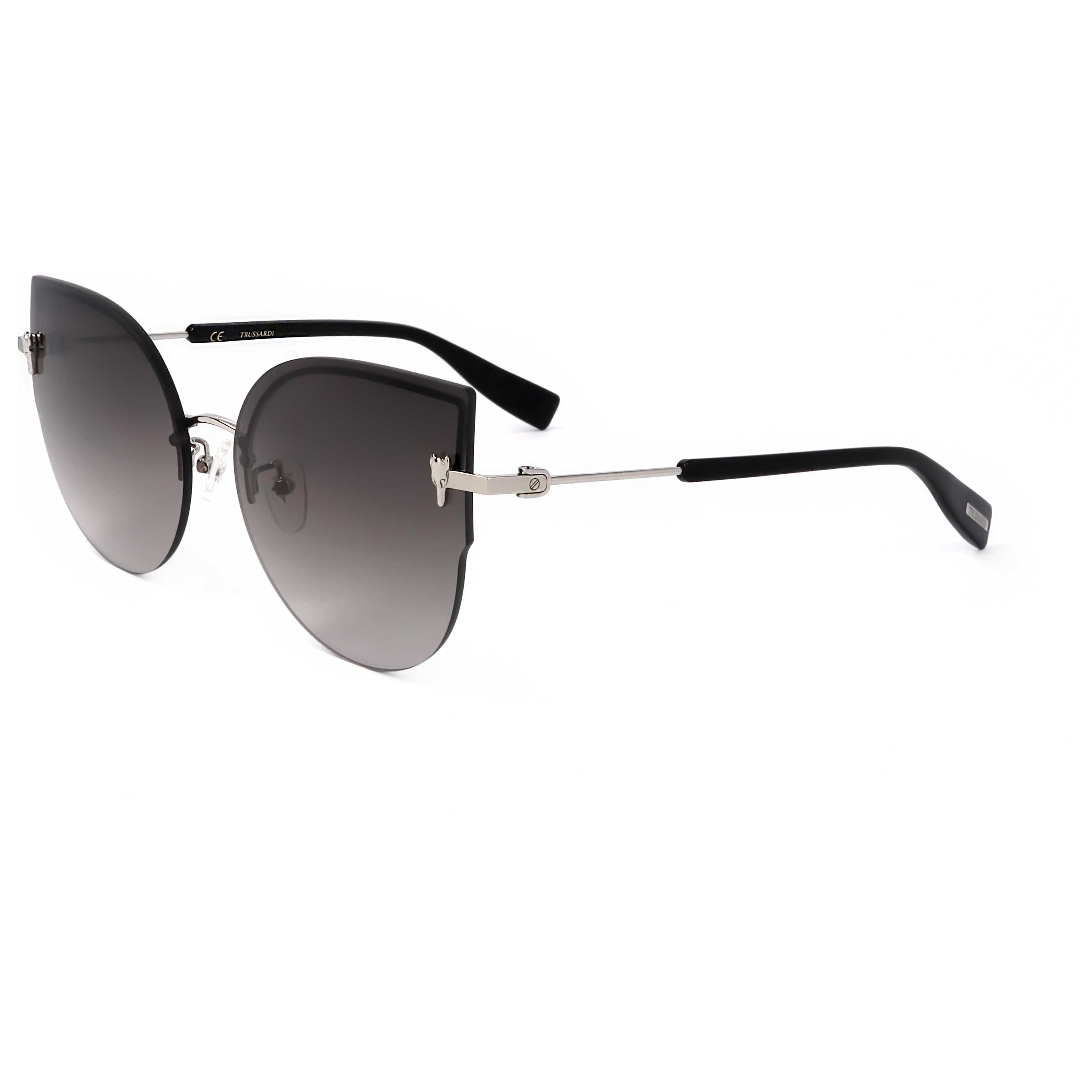 

Trussardi Женские Серые Солнечные Очки 60 мм, Palladium