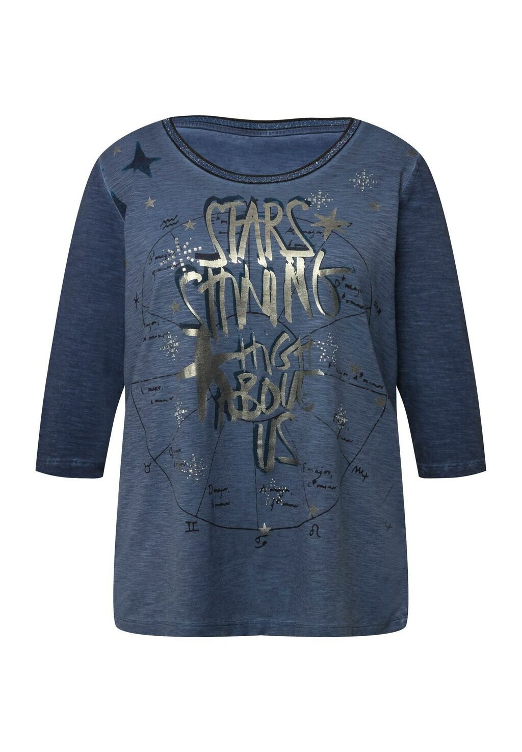 

Топ с длинными рукавами Angel of Style, темно-синий