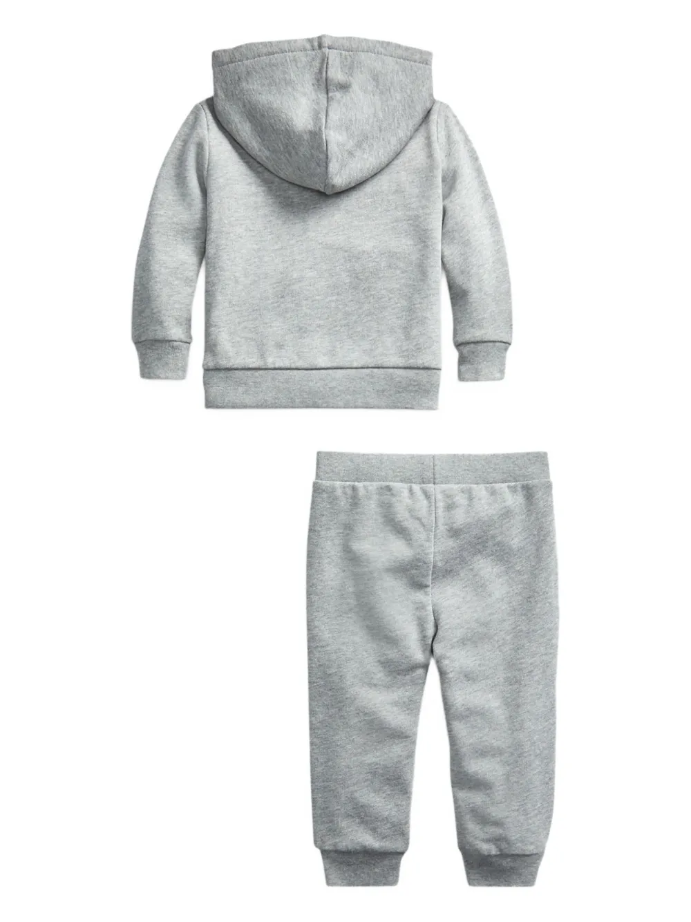 Спортивный костюм на молнии с капюшоном POLO RALPH LAUREN KIDS, серый — фото 2