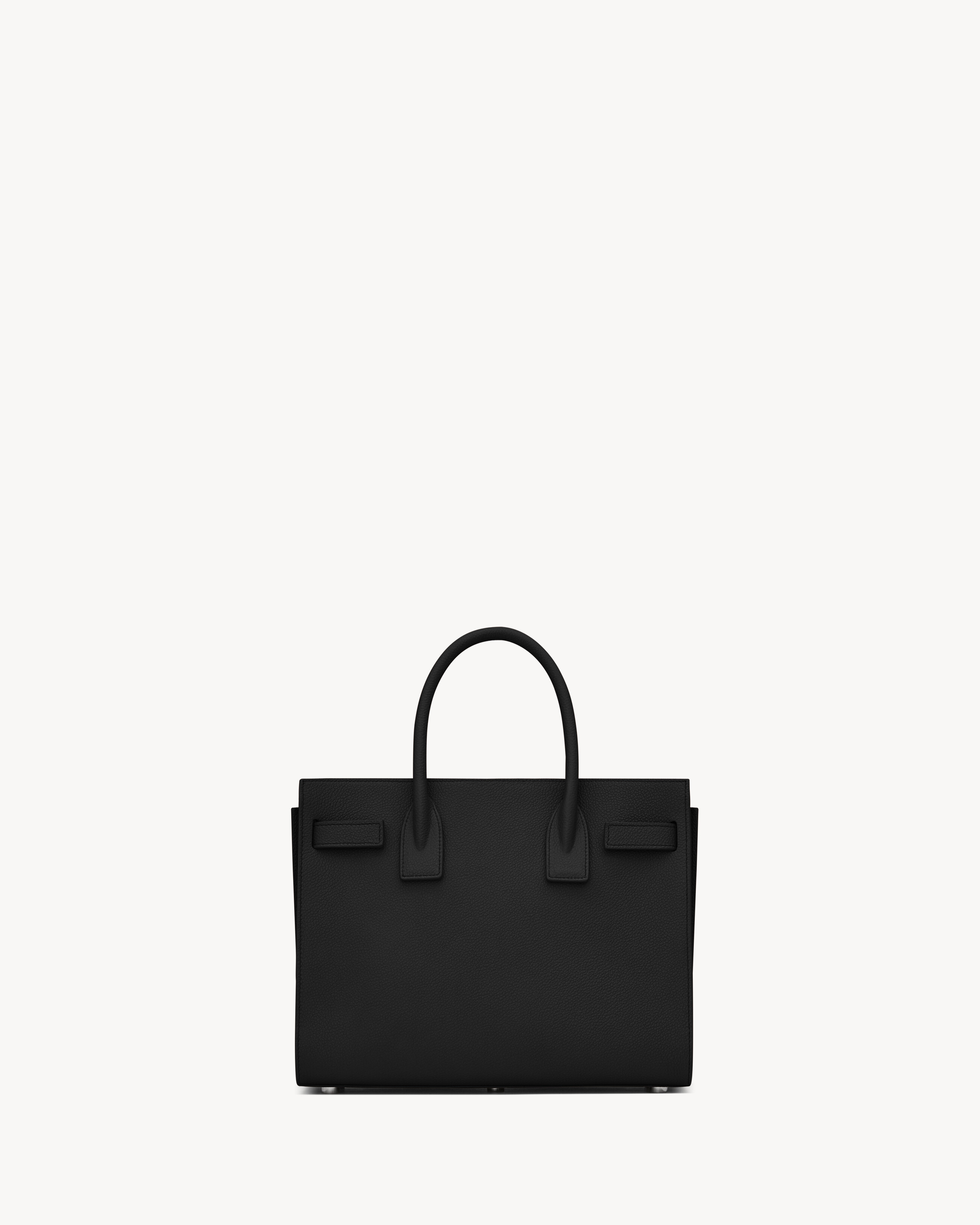 SAC DE JOUR из зернистой кожи - размер Baby SAINT LAURENT, черный — фото 2