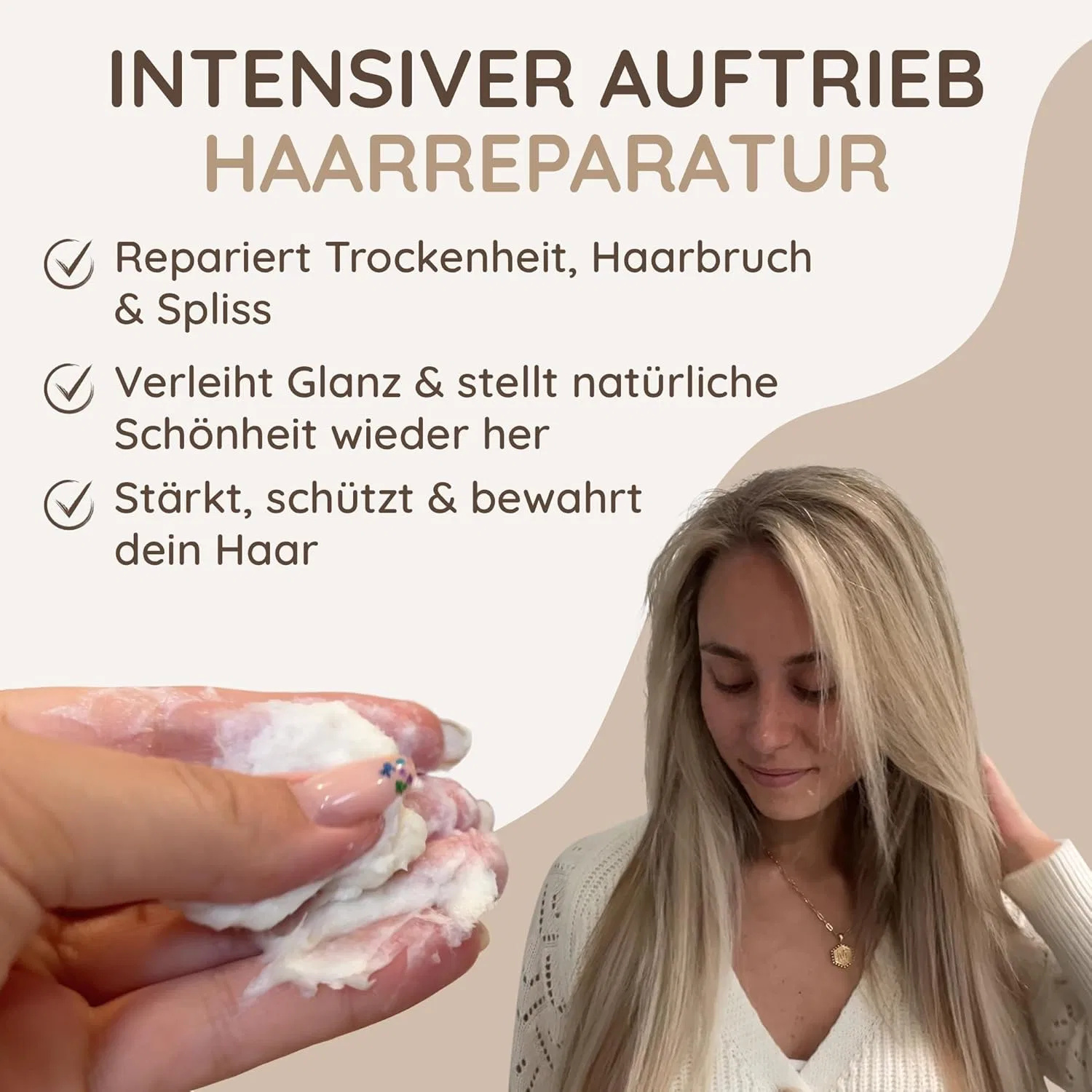 Восстанавливающая кератиновая маска для волос от Vitamins Hair Mask Vitamins Hair Cosmetics — фото 4