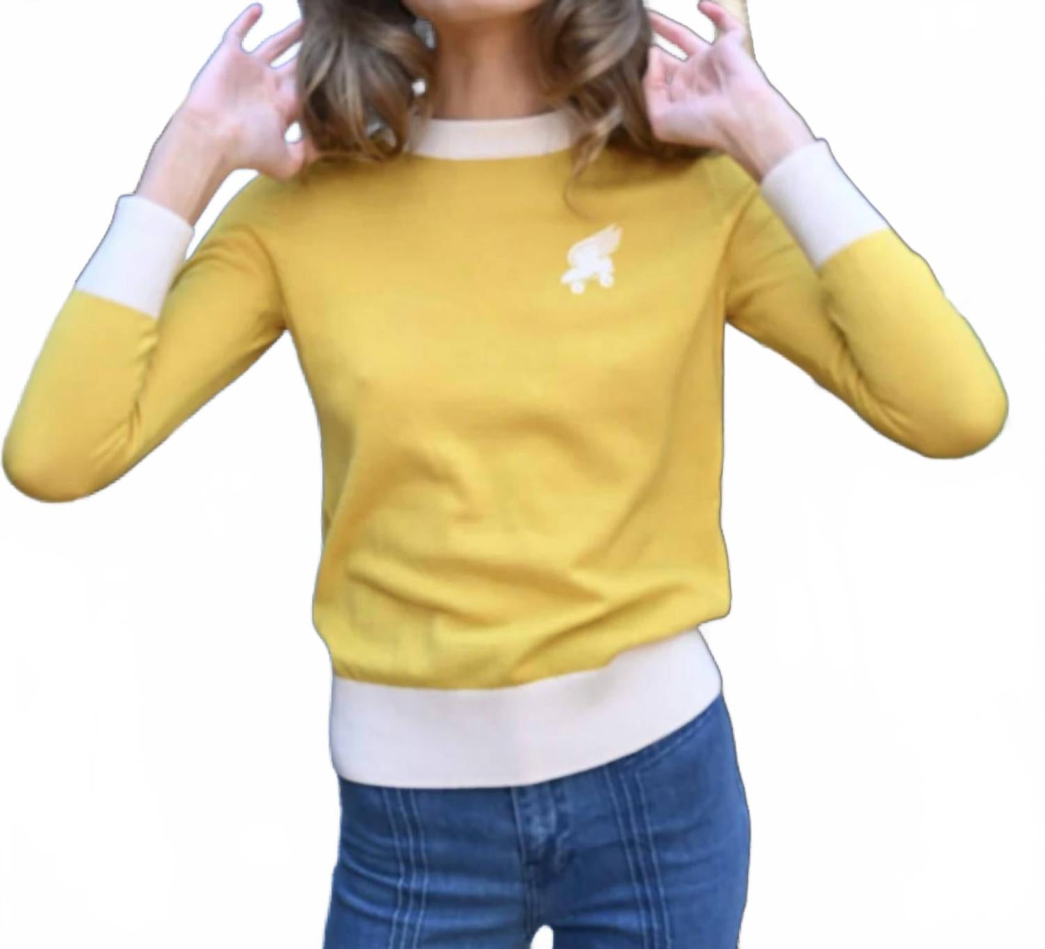 

Свитер Rollergirl в желтом цвете Stoned Immaculate