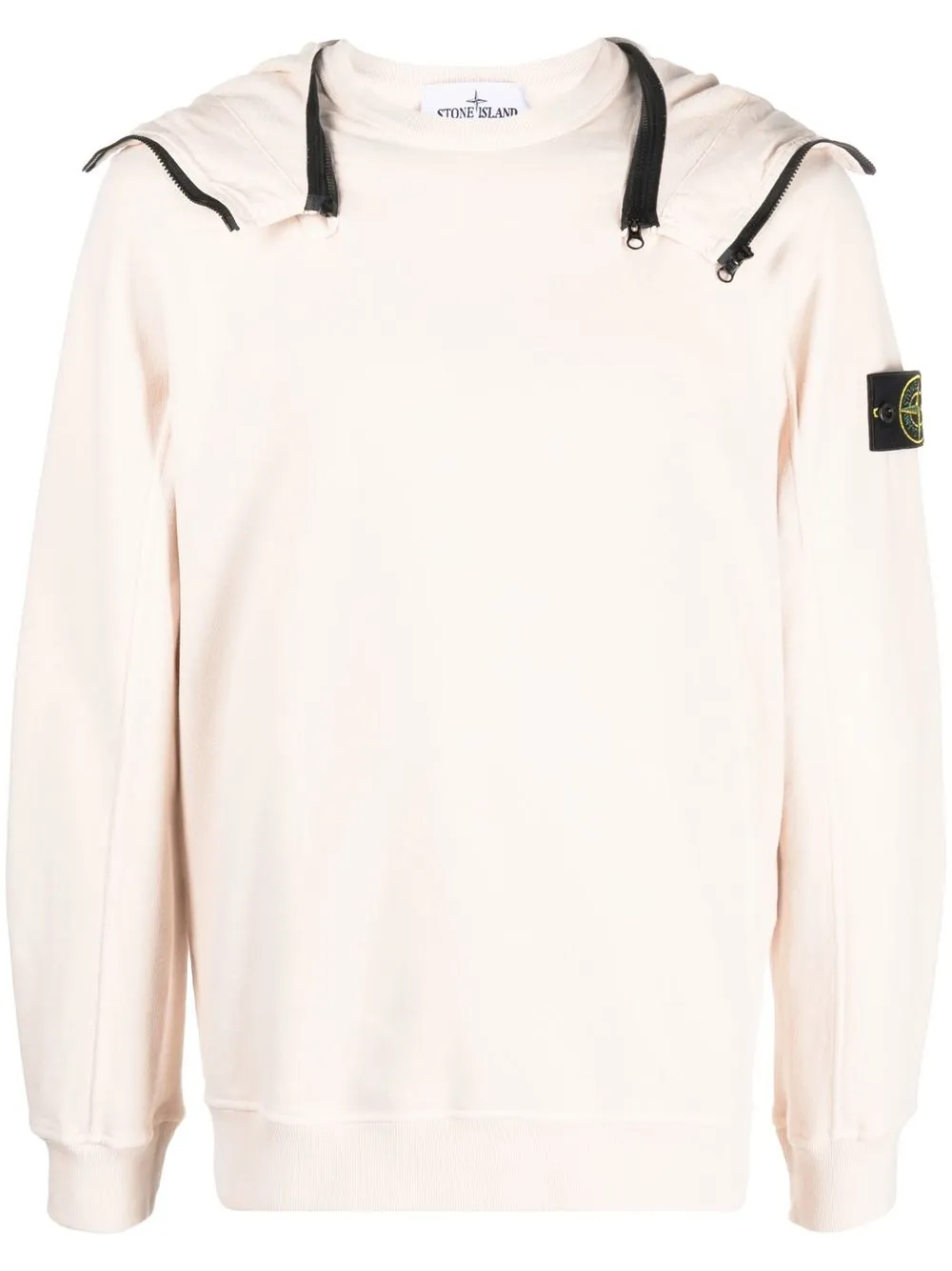 

Худи с нашивкой-логотипом Stone Island, розовый