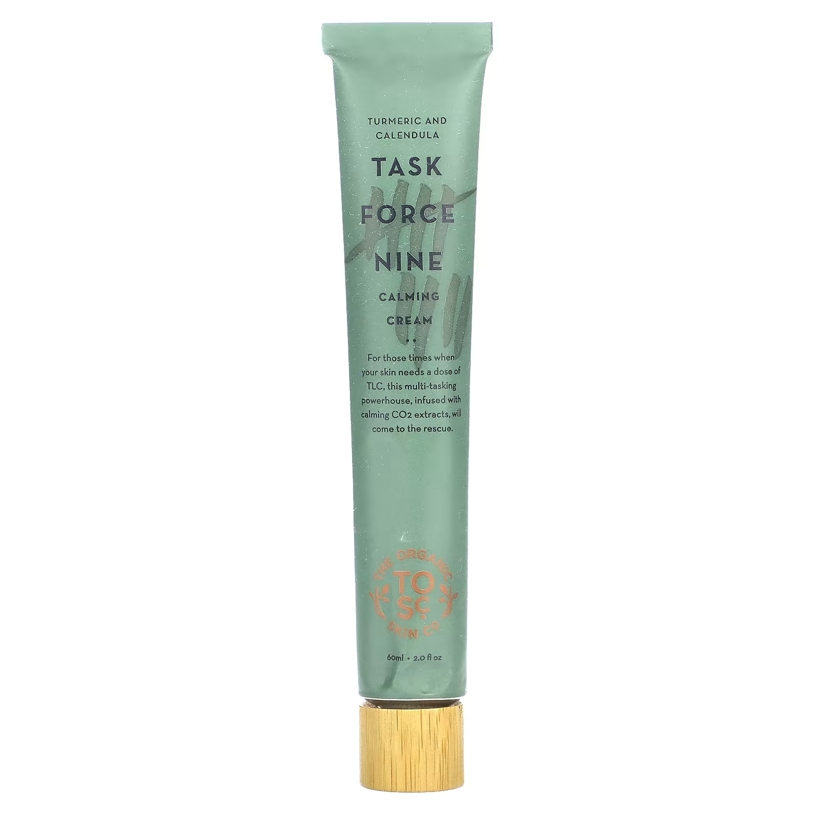 

Успокаивающий крем Task Force Nine The Organic Skin Co. с куркумой и календулой, 60 мл