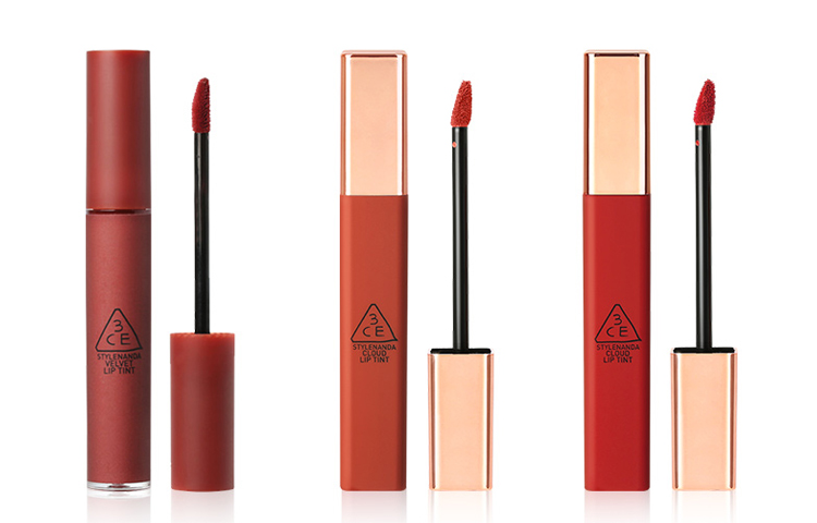 

Вельветовый блеск для губ наборы для макияжа легко растушевываемый матовый тон 3 шт 3CE