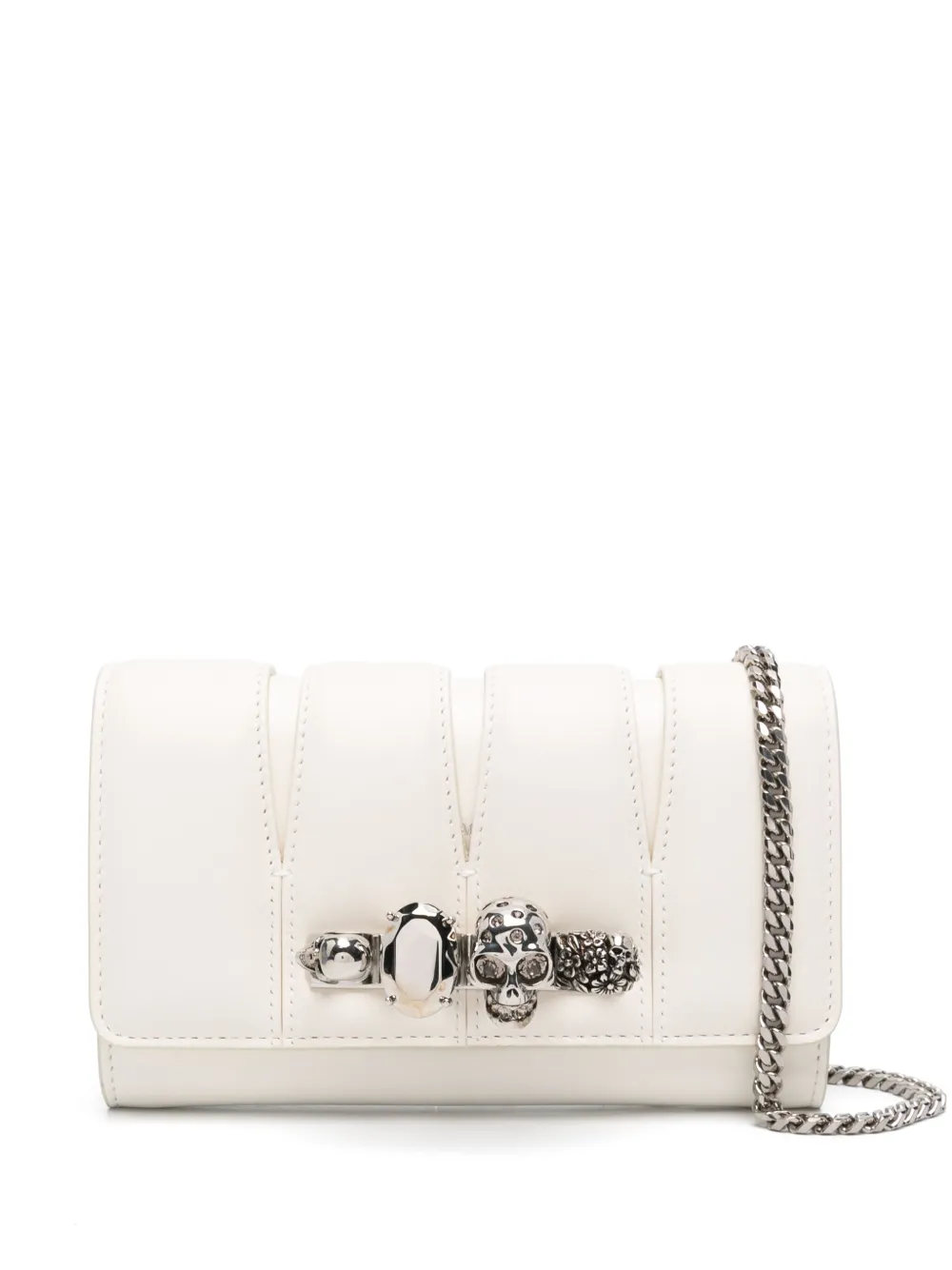 

Клатч The Slash Alexander McQueen, белый