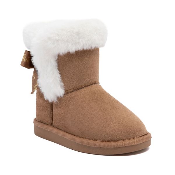 

Детские зимние сапоги King Todd с искусственным мехом Juicy Couture Kids, Natural