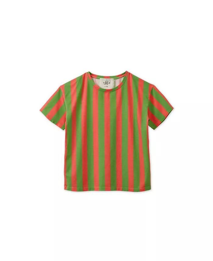 

Детская полосатая футболка Tencel Vild House of Little, мультиколор