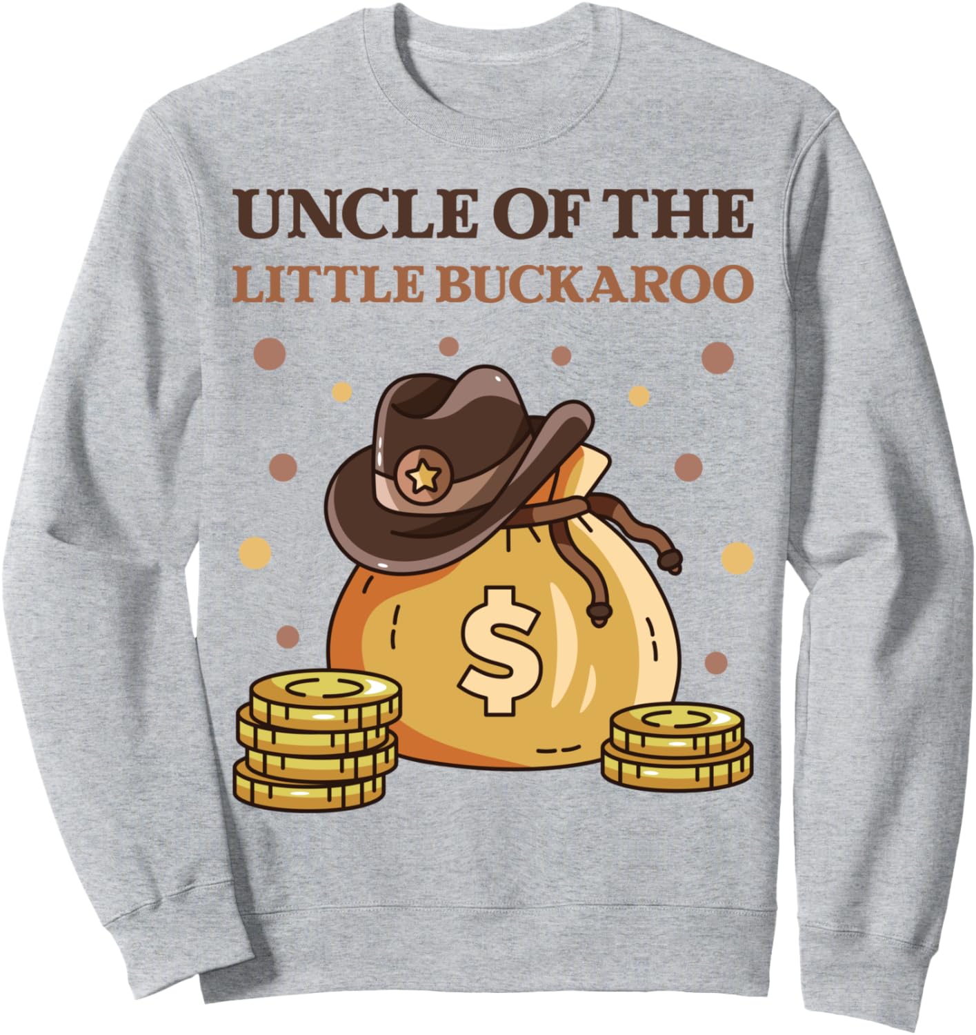 

Толстовка с надписью «Дядя ковбоя Маленького Бакару» в стиле вестерн, посвященная второму дню рождения Family Look 2 Year Old Wild West Decorations Gifts, серый