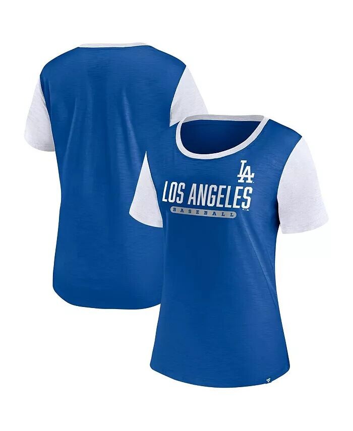 

Женская футболка Royal Los Angeles Dodgers Mound Fanatics
