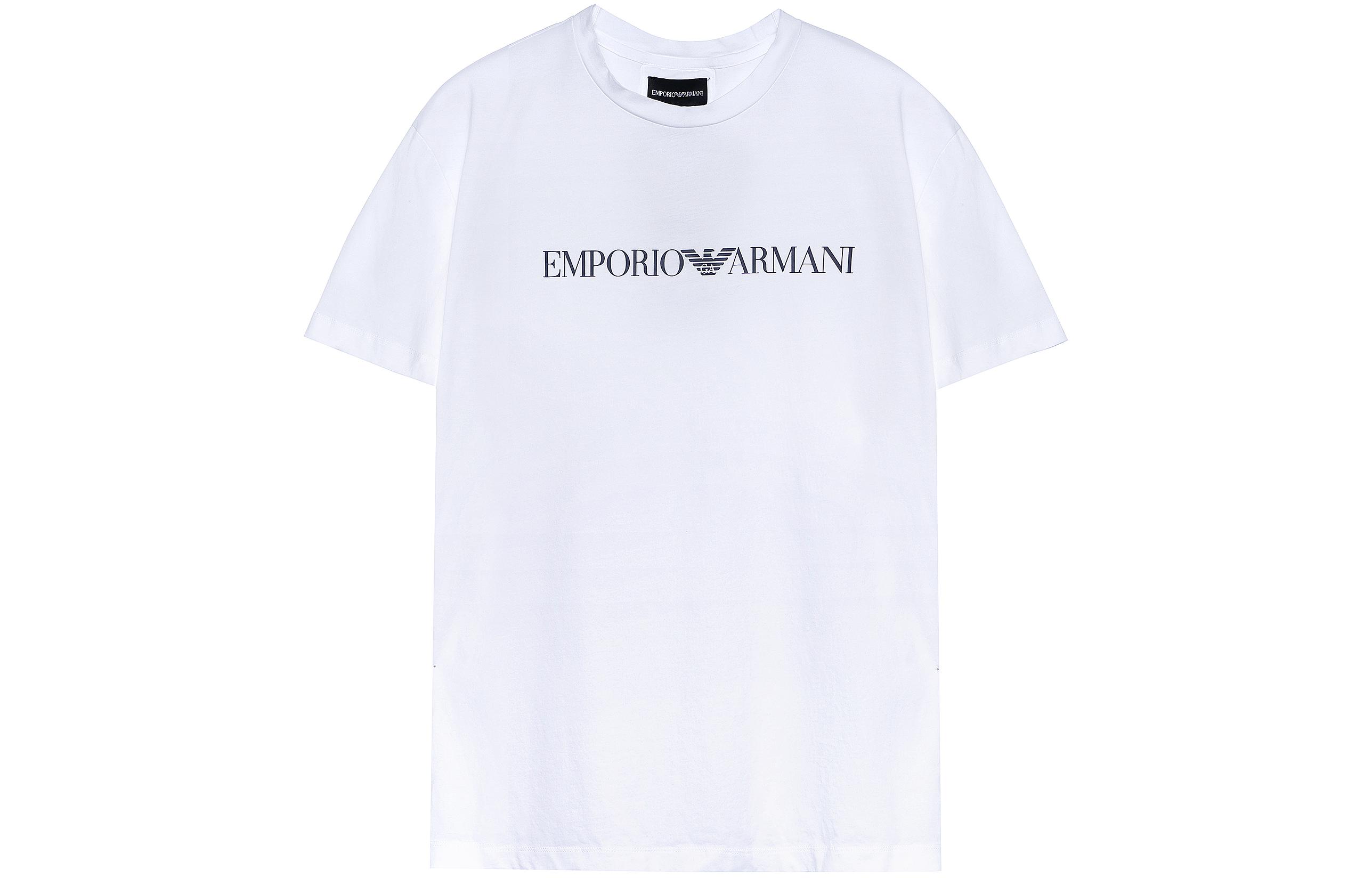 EMPORIO ARMANI Футболка SS22 мужская белая — фото 3