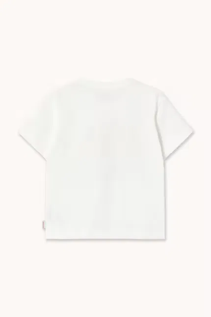 Футболка с принтом Tiny Hat Graphic Tee Tinycottons, белый — фото 3