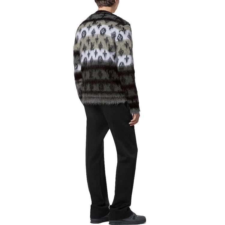Кардиган LOUIS VUITTON Monogram Mohair Cardigan 'Multi-Color' 1AF342, разноцветный — фото 3