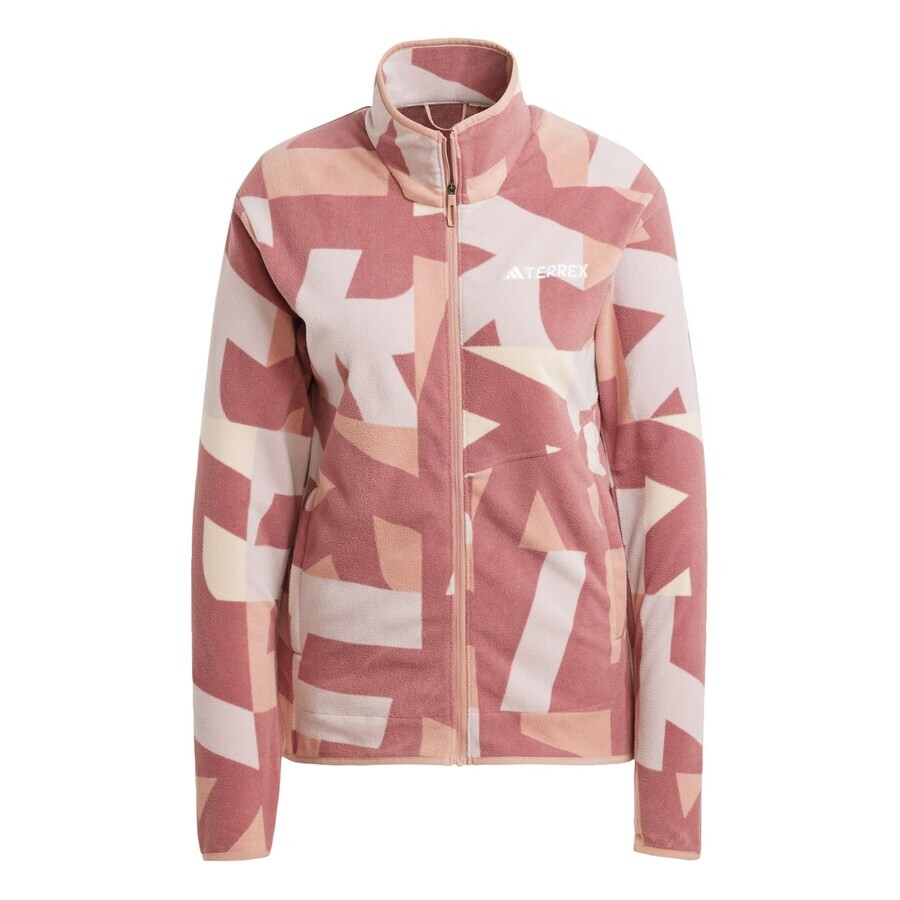 

Флисовая куртка ADIDAS TERREX Athletic Fleece Jacket Multi, цвет nude/light beige