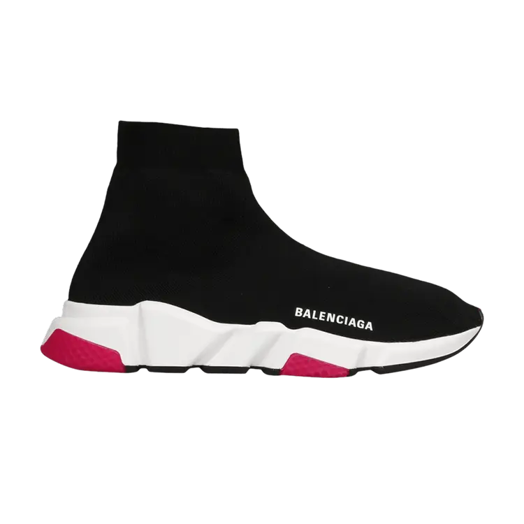 Кроссовки Balenciaga Balenciaga Wmns Speed Sneaker 'Black Magenta', черный