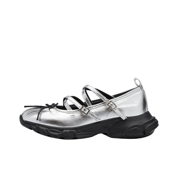 

Туфли женские повседневные Women's Casual Shoes Women's Gracegift, цвет Silver Gray