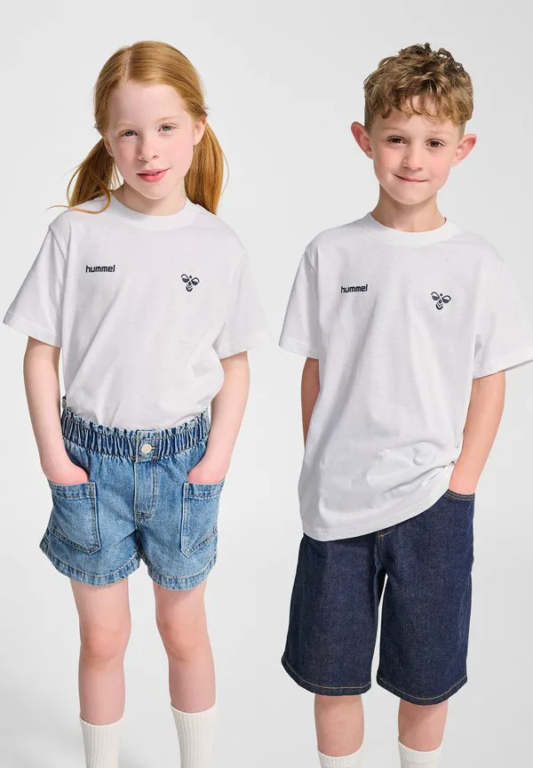 Футболка с графическим принтом и короткими рукавами Hummel, White