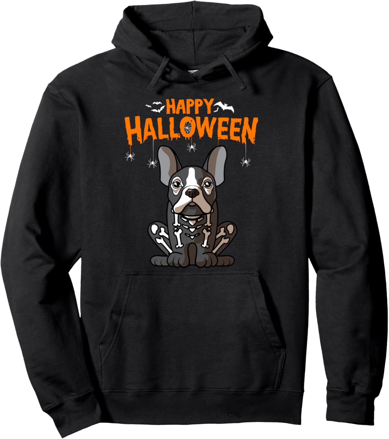 

Худи с изображением французского бульдога на Хэллоуин French Bulldog Mom Costume For Halloween, черный