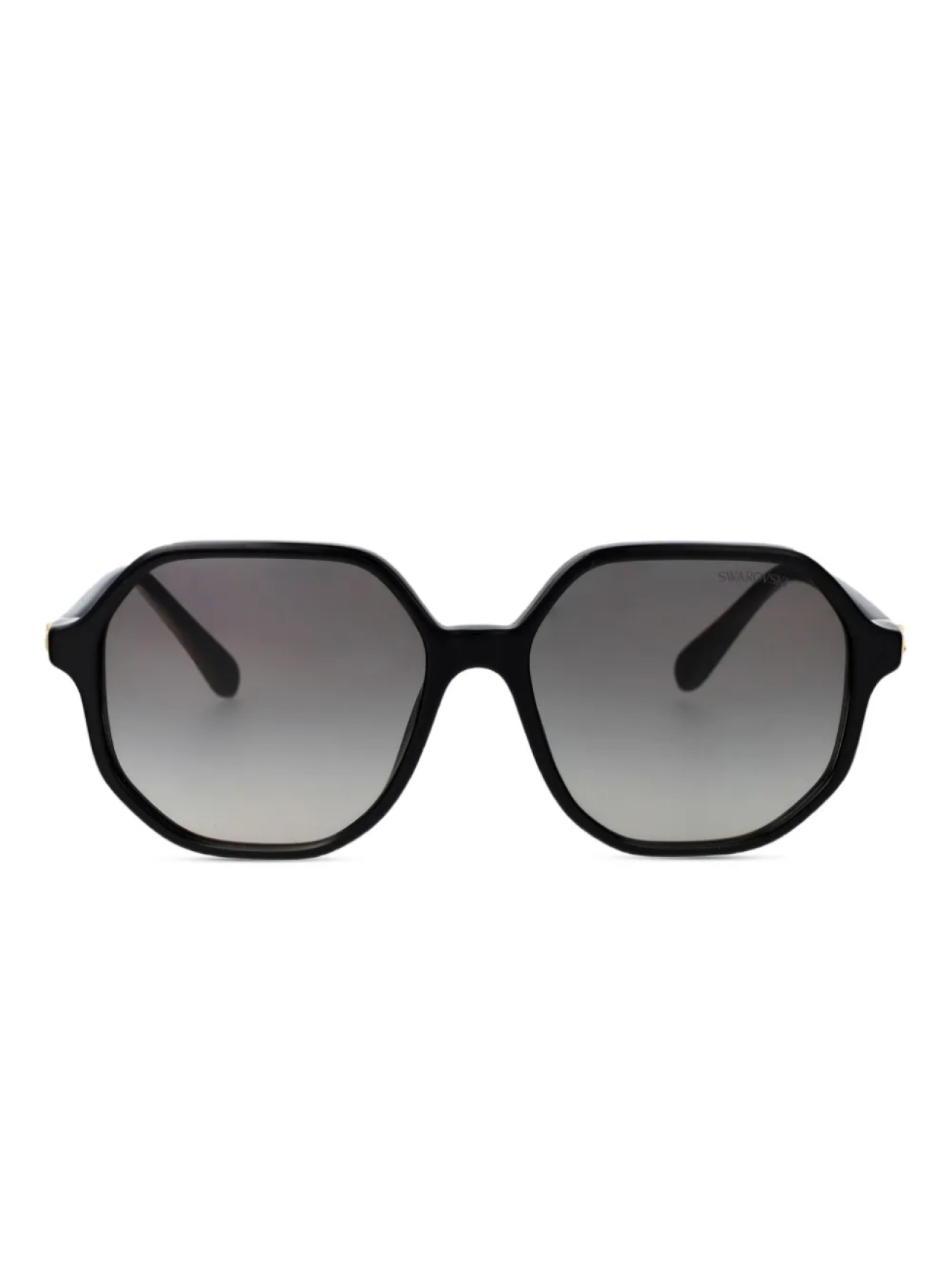 

Swarovski Eyewear oversize-frame солнцезащитные очки, черный