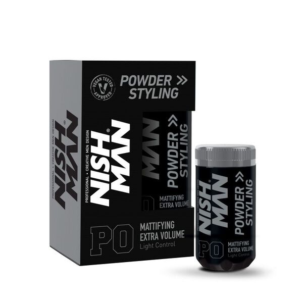 

Пудра для укладки волос, 20 г Nishman Powder styling p0 light control