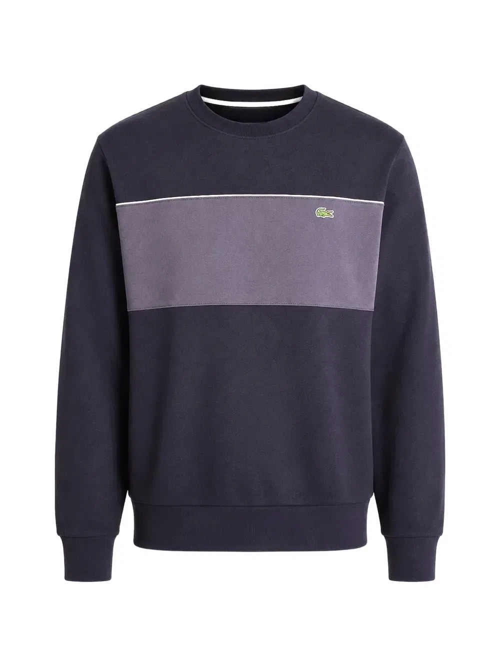 Джемпер с цветными блоками и нашивкой-логотипом Lacoste, синий