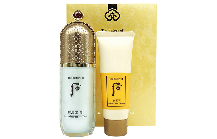 

Essence питательный набор для ухода за кожей успокаивающий увлажняющий праймер для контроля масла 40мл+очищающее средство для лица 40мл The History Of Whoo