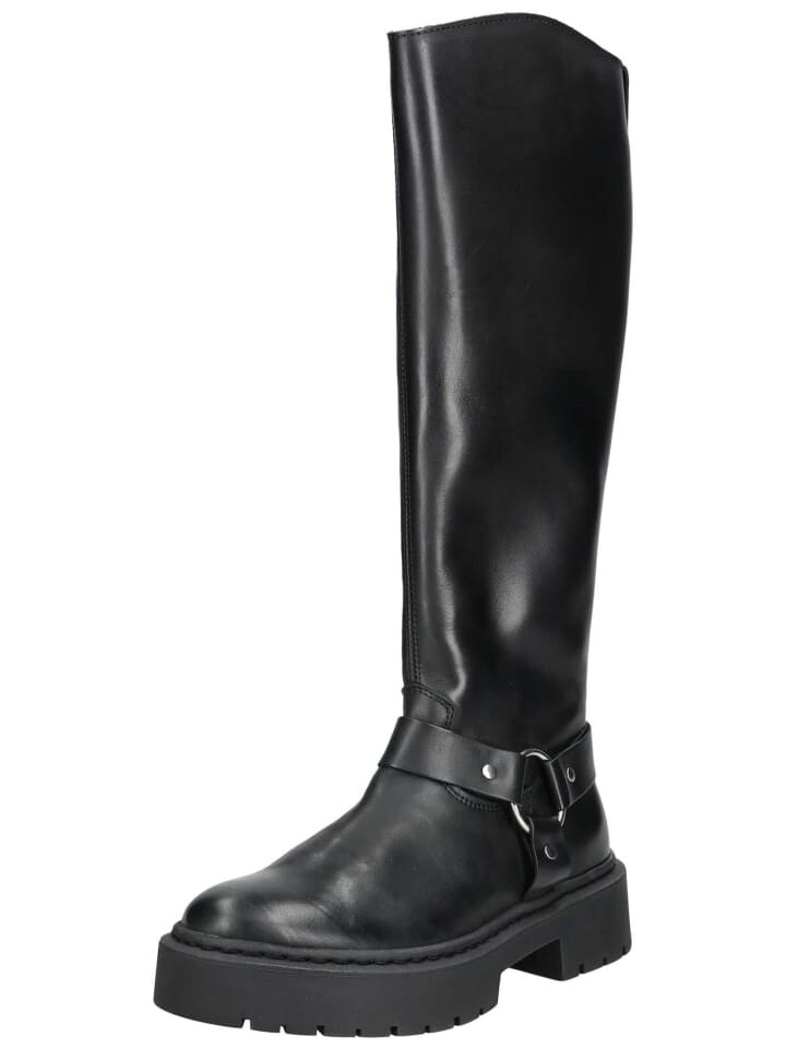 Сапоги женские Steve Madden из натуральной кожи, черный