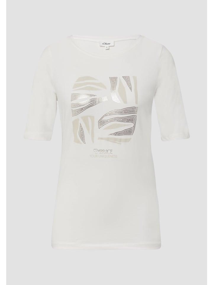 

Футболка s.Oliver, кремовый