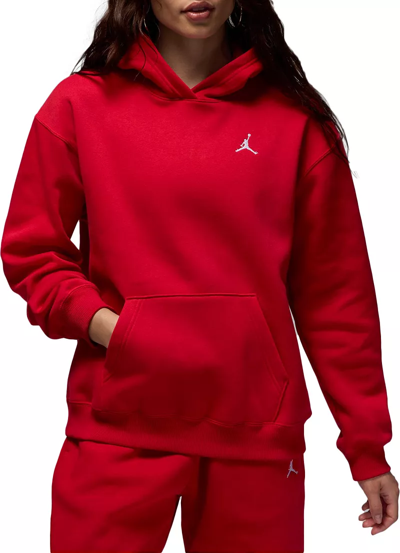 

Женский флисовый пуловер с капюшоном Jordan Brooklyn, цвет Gym Red