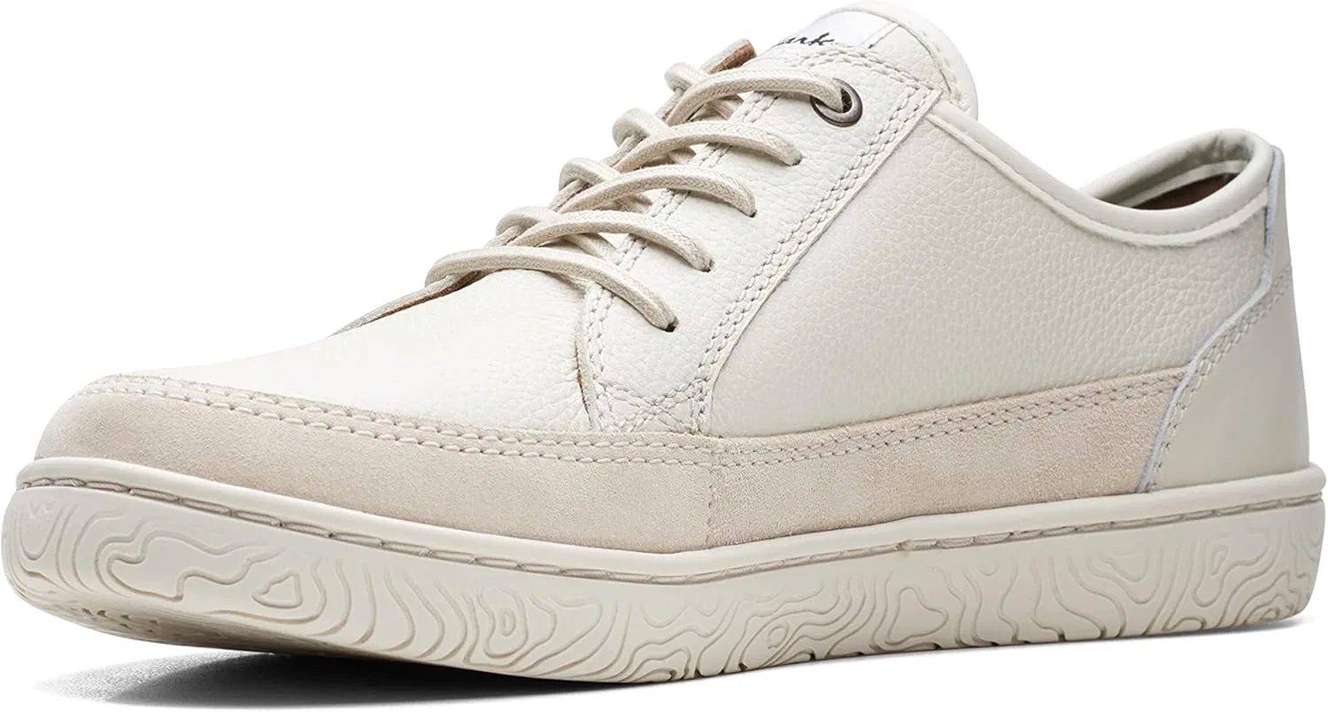 Мужские кроссовки Clarks Hodson Lace, Ivory Leather — фото 4