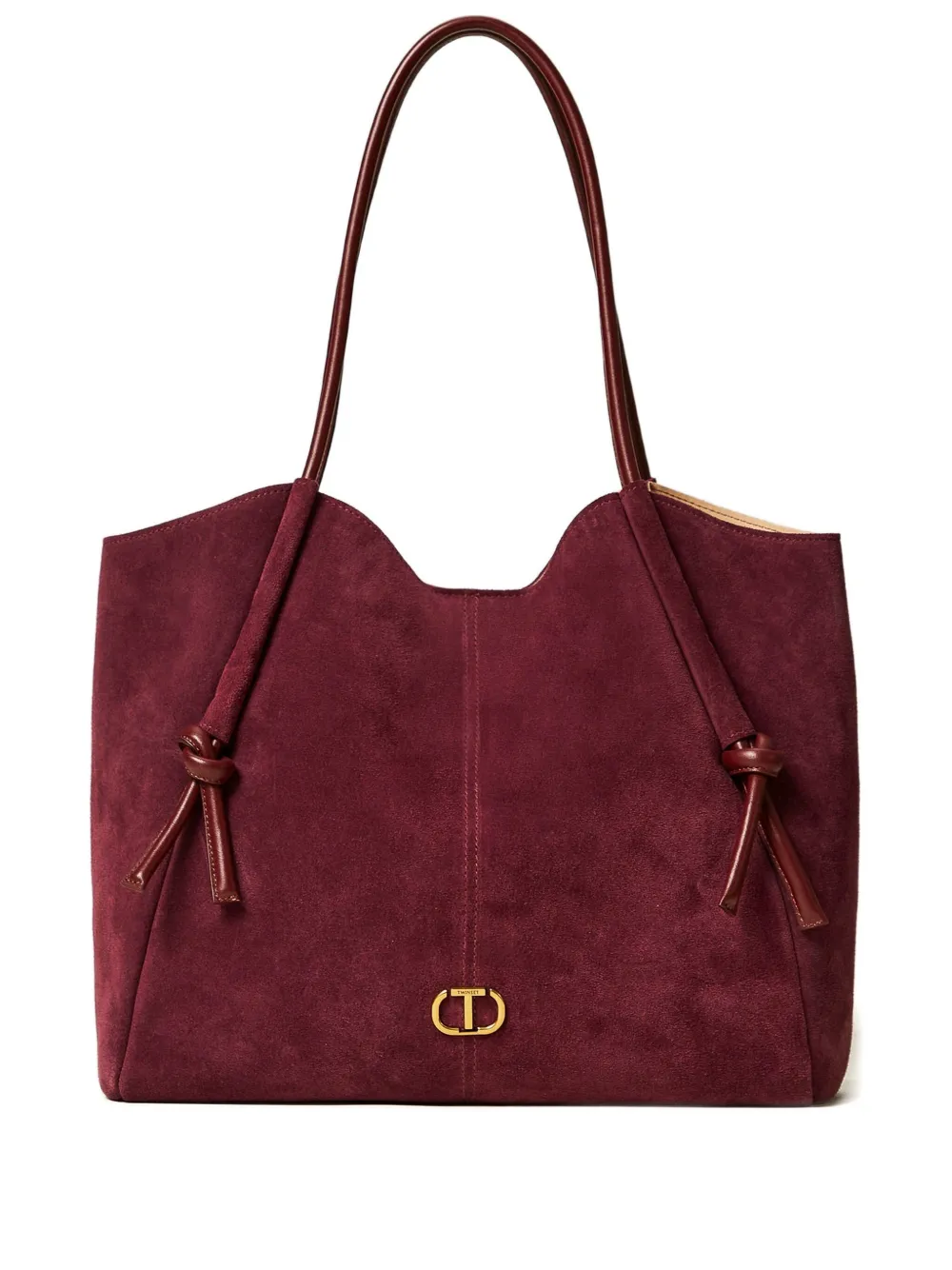 

Сумка-тоут с узлом TWINSET, красный