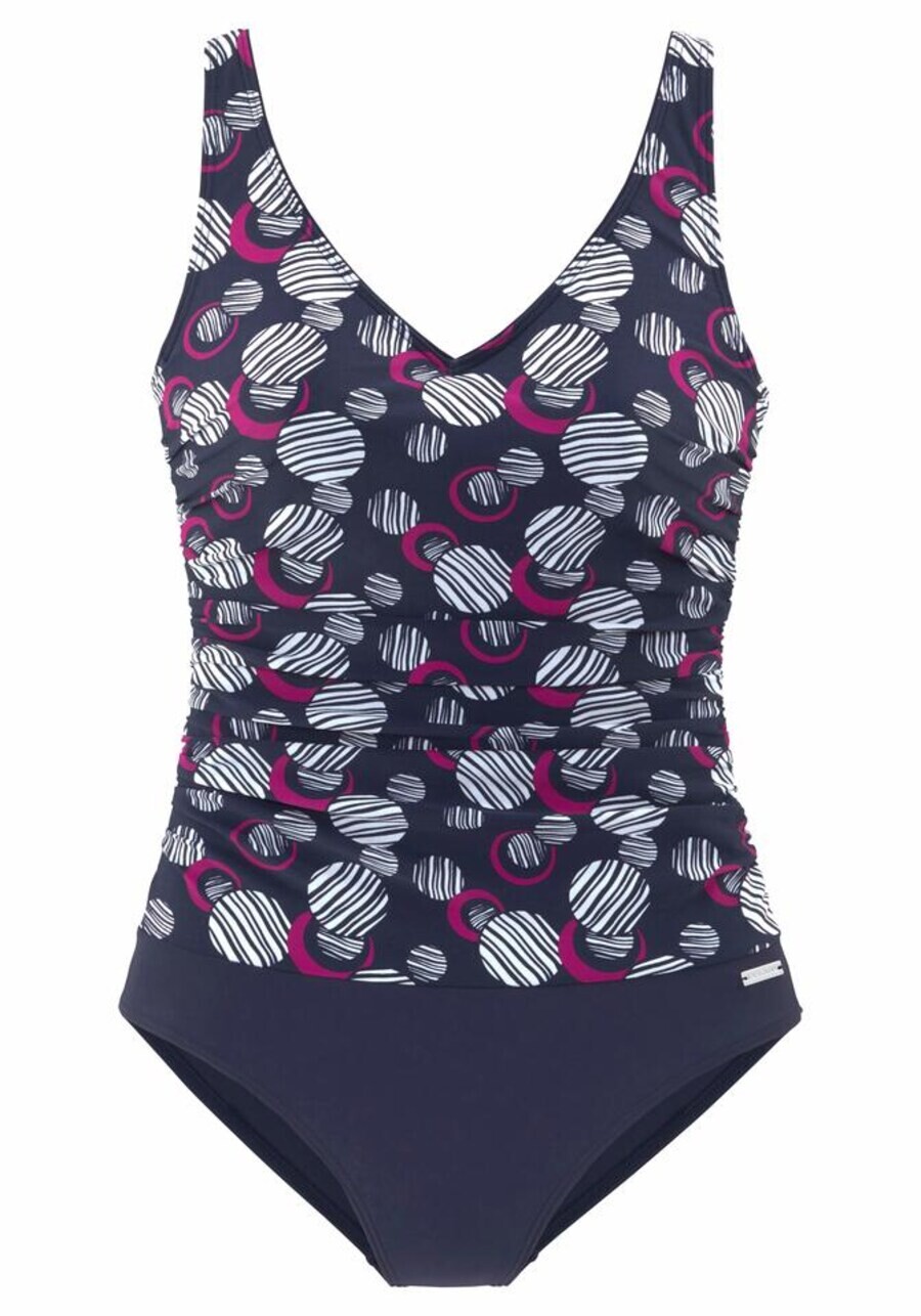 

Утягивающий купальник LASCANA Bralette Shaping Swimsuit, темно-синий