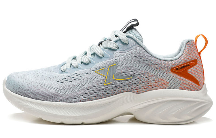 

XTEP Кроссовки мужские с низким верхом Snow Mist Green/Slate Gray/Orange Yellow