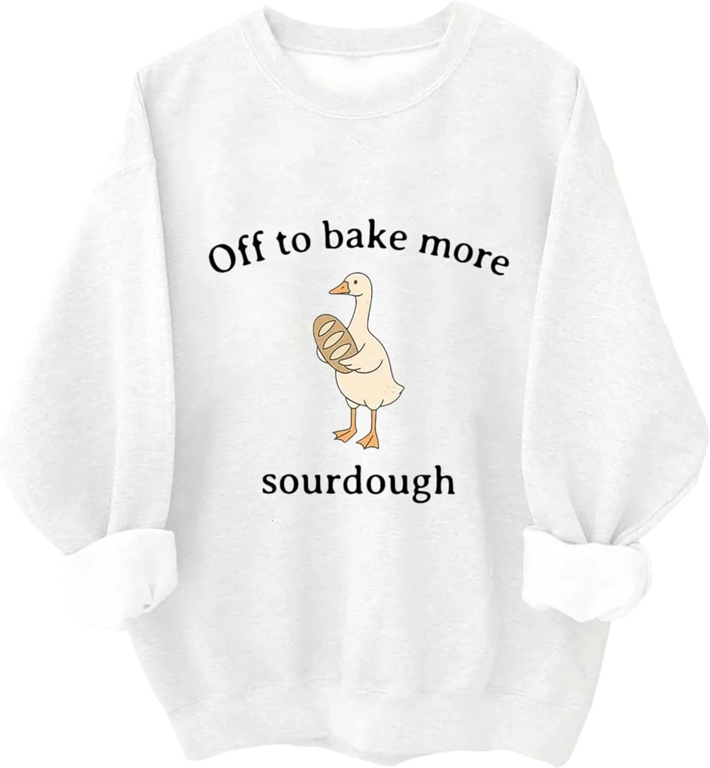 

Толстовка Off To Bake More Sourdough с милым гусем Relliot