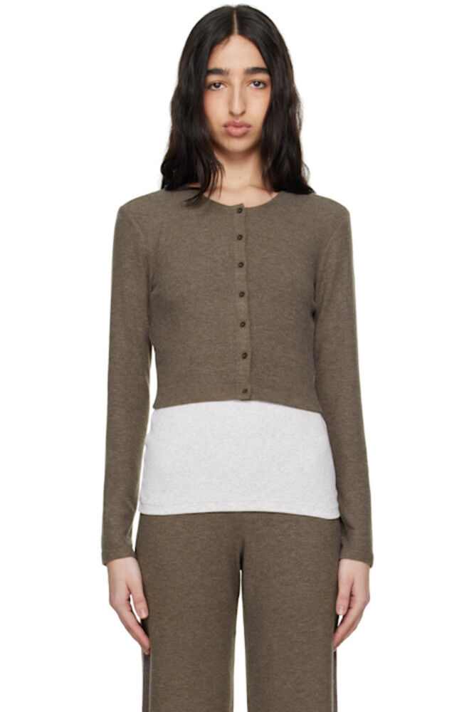 

Коричневый кардиган Lauren Crop II LESET