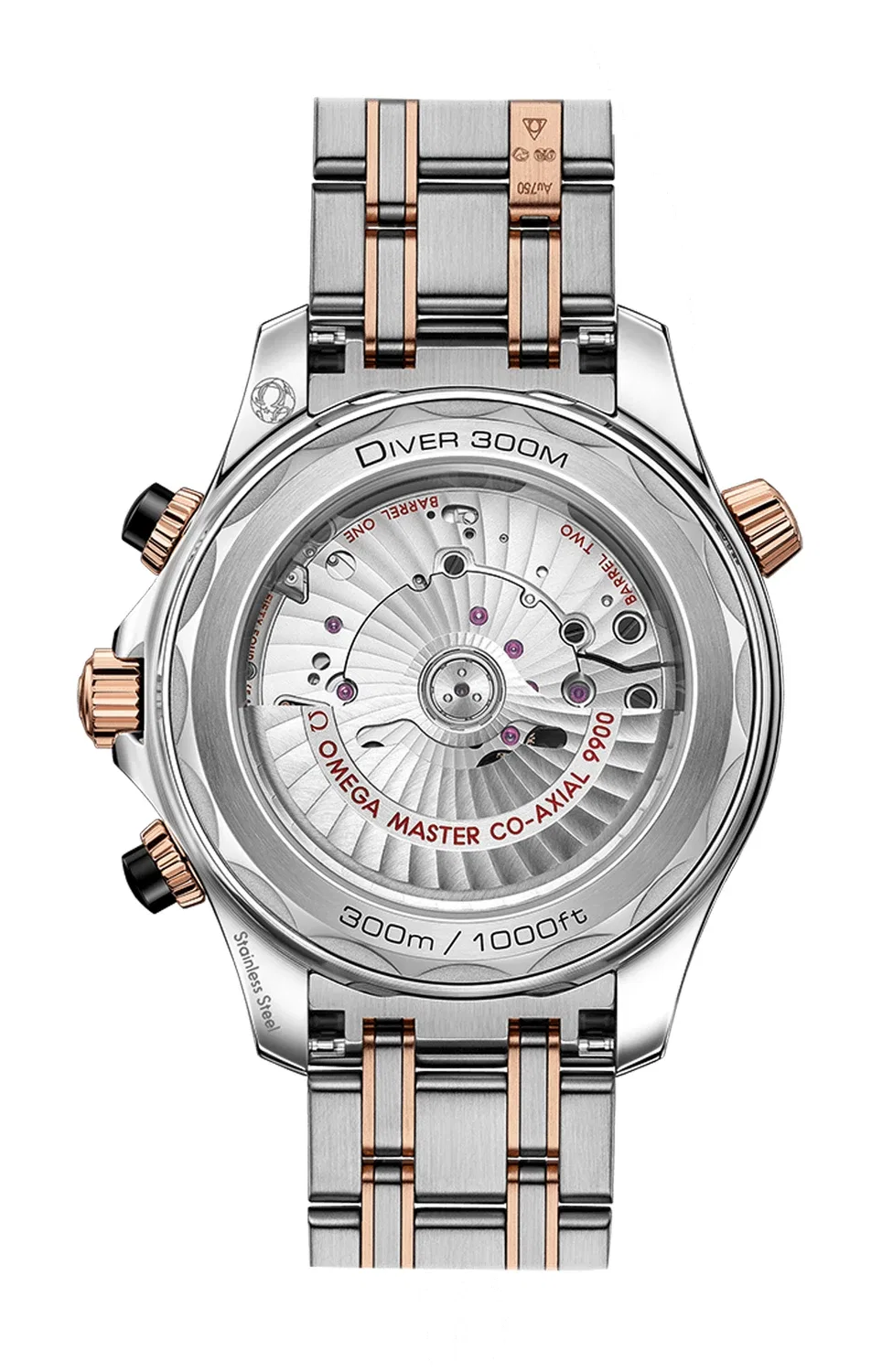 SEAMASTER DIVER 300M OMEGA CO-AXIAL MASTER CHRONOMETER ХРОНОГРАФ 44 ММ - 210.20.44.51.01.001, черный — фото 2