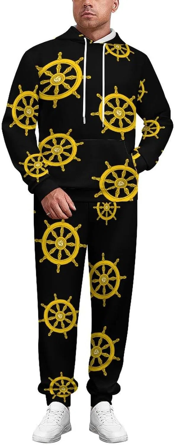 Костюм спортивный с принтом Dharma Wheel, женский, Style