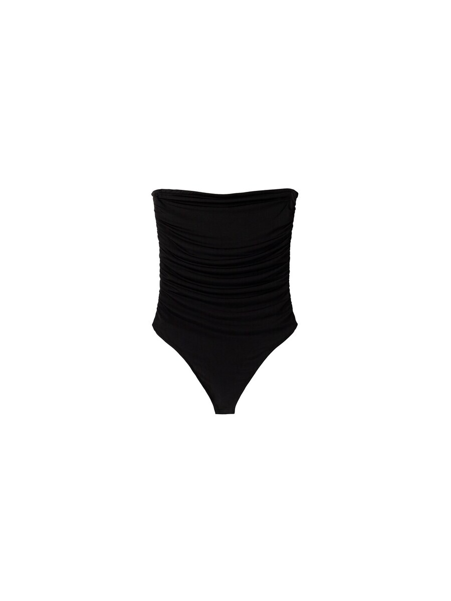 

Классический топ Bershka Shirt Bodysuit, черный