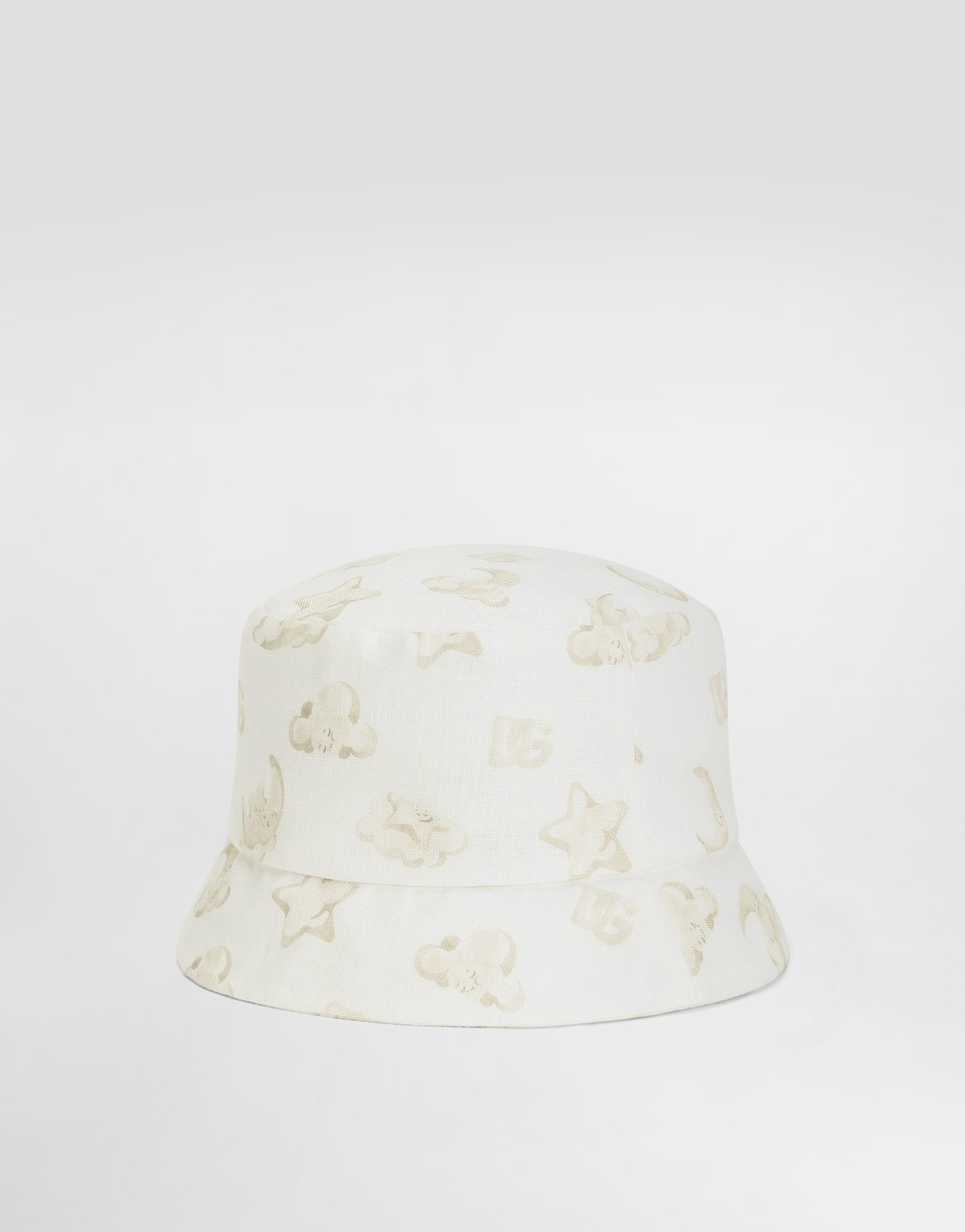 

Панамка из ткани с принтом в виде луны и звезд Dolce&Gabbana, мультиколор