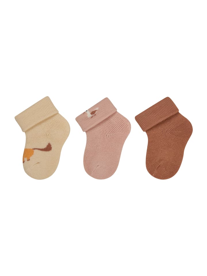 

Sterntaler Детские носочки, набор из 3 штук, с изображением лошади, цвет экрю