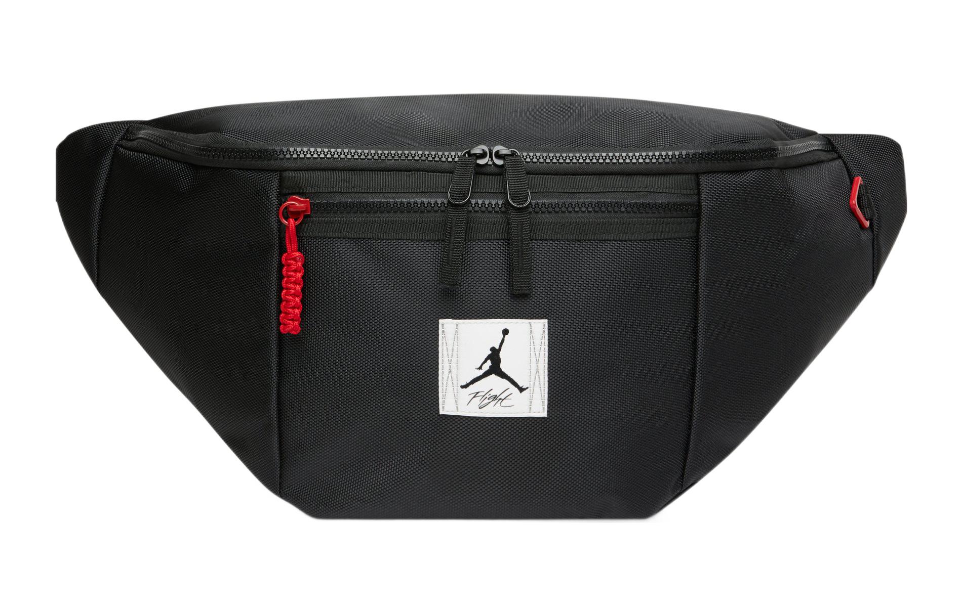 

Jordan Полиэстеровый наплечный поясной рюкзак мужской черный