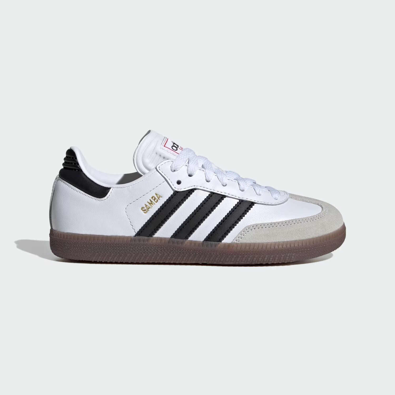 Детские футбольные бутсы Samba для игры в помещении Adidas, цвет White/None/None — фото 2