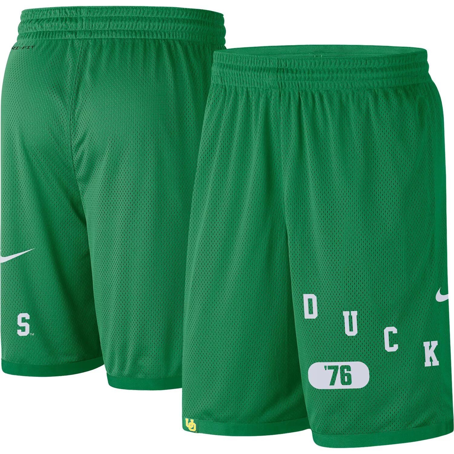 

Мужские зеленые спортивные шорты с надписью Oregon Ducks Nike