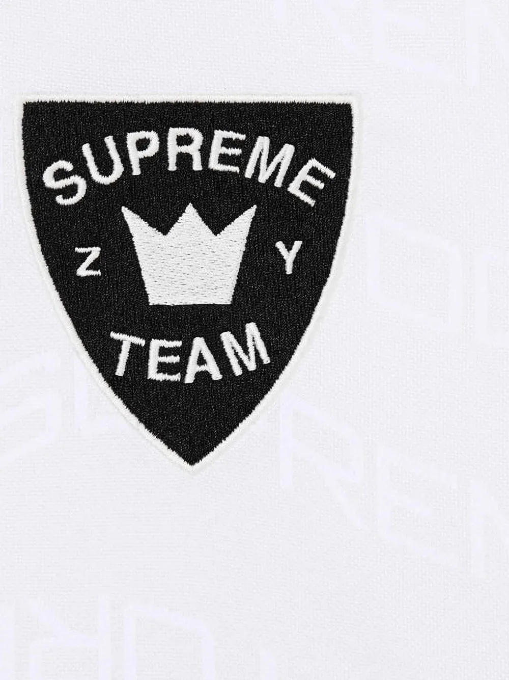 Футболка Zoo York Soccer Jersey SS 25 - White Supreme, белый — фото 2